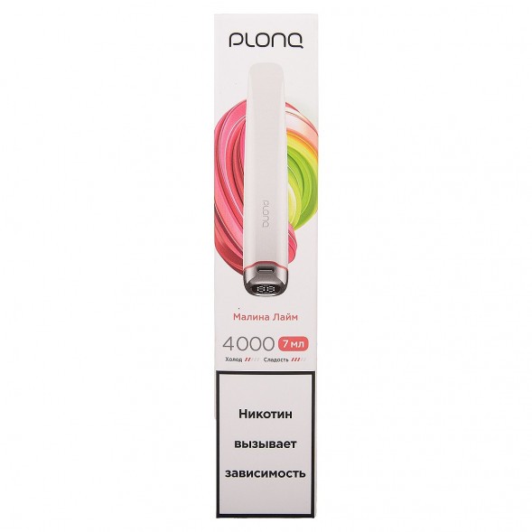 PLONQ PLUS PRO - Малина Лайм (4000 затяжек) купить в Тюмени