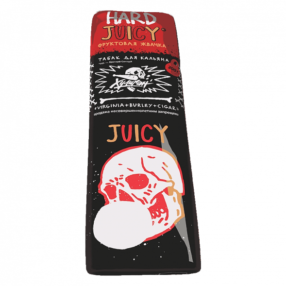 Табак Хулиган Hard - Juicy (Фруктовая Жвачка, 200 грамм) купить в Тюмени