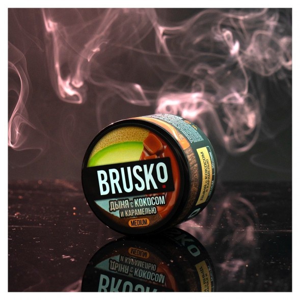 Смесь Brusko Medium - Дыня с Кокосом и Карамелью (50 грамм) купить в Тюмени