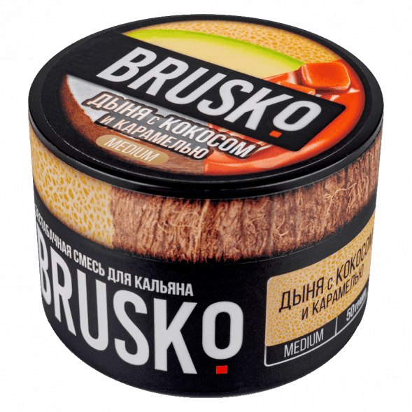 Смесь Brusko Medium - Дыня с Кокосом и Карамелью (50 грамм) купить в Тюмени