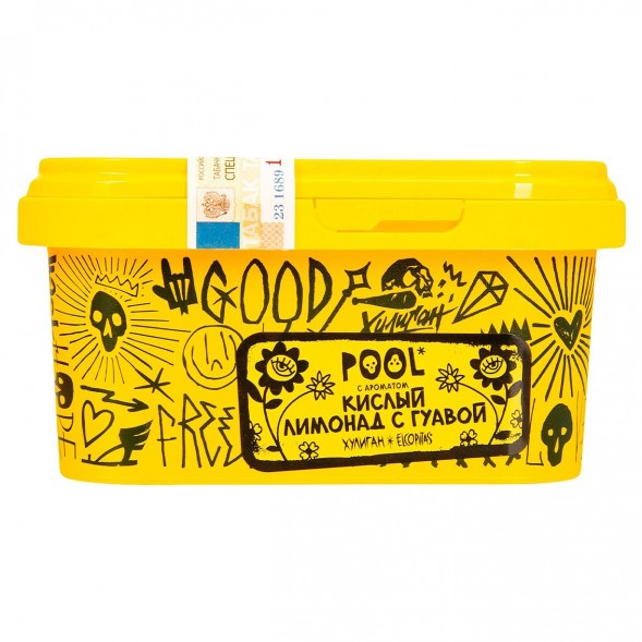 Табак Хулиган - POOL (Кислый Лимонад с Гуавой, 200 грамм) купить в Тюмени