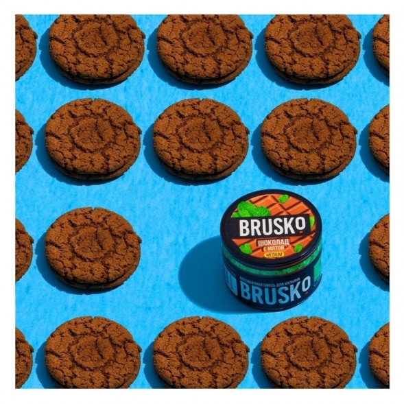 Смесь Brusko Medium - Шоколад с Мятой (250 грамм) купить в Тюмени