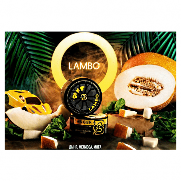 Табак Banger - Lambo (Дыня, Мелисса, Мята, 25 грамм) купить в Тюмени