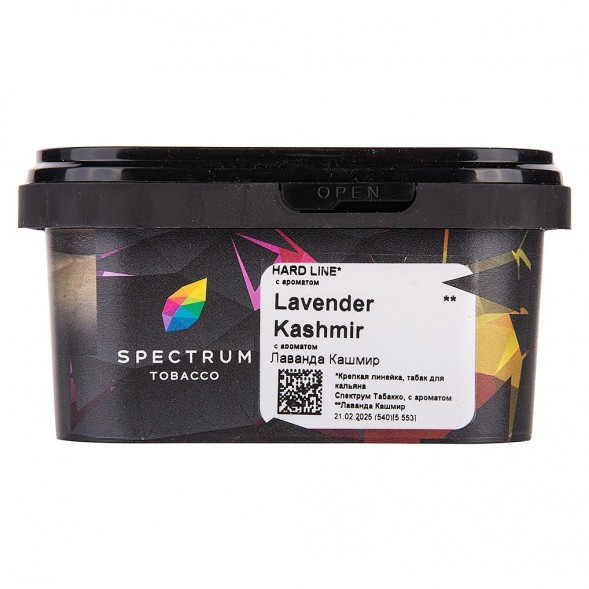 Табак Spectrum Hard - Lavender Kashmir (Лаванда Кашмир, 200 грамм) купить в Тюмени
