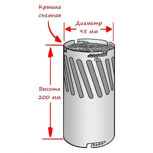 Защитная сетка-ветровик ESS (2 в 1) купить в Тюмени