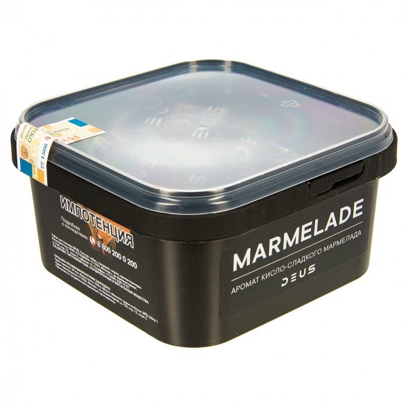 Табак Deus - Marmelade (Кисло-Сладкий Мармелад, 250 грамм) купить в Тюмени