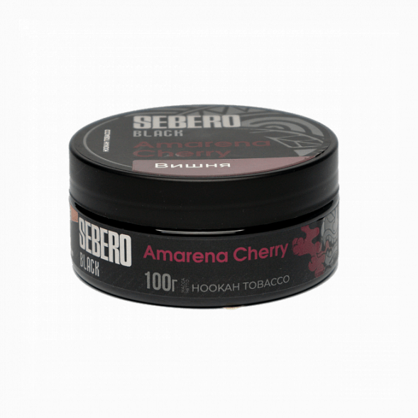 Табак Sebero Black - Amarena Cherry (Вишня, 100 грамм) купить в Тюмени