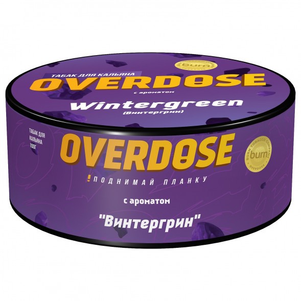 Табак Overdose - Wintergreen (Винтергрин, 100 грамм) купить в Тюмени
