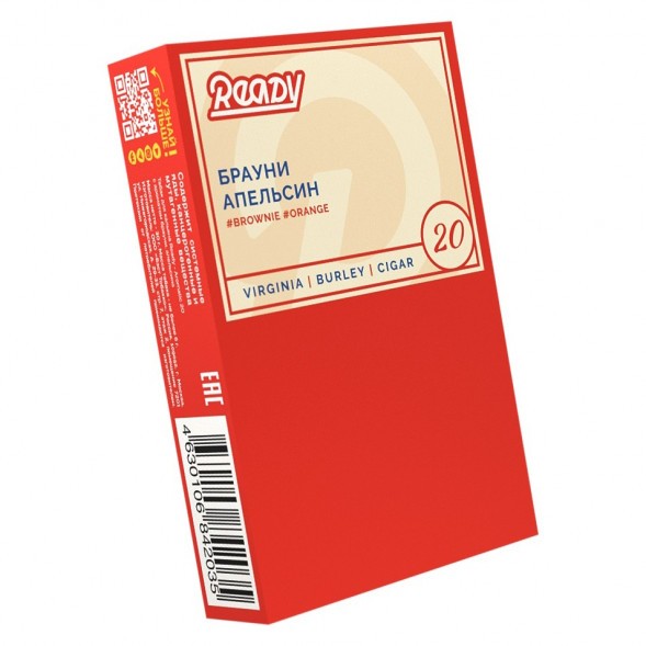 Табак Ready - №20 Orange Brownie (Брауни, Апельсин, 25 грамм) купить в Тюмени