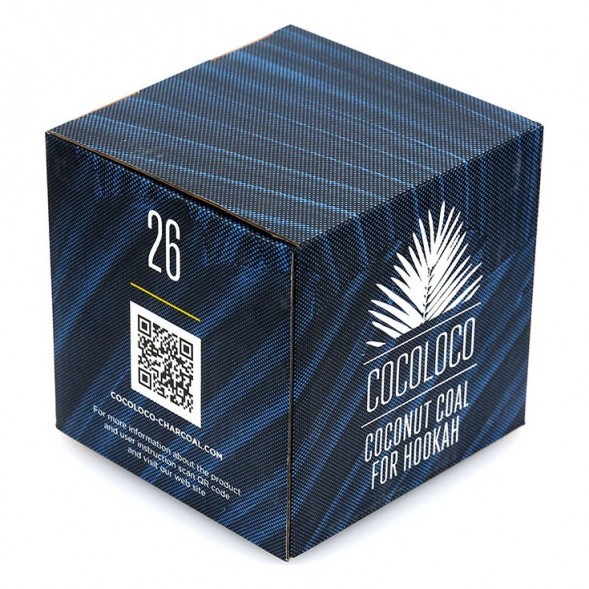 Уголь CocoLoco (26 мм, 64 кубика) купить в Тюмени