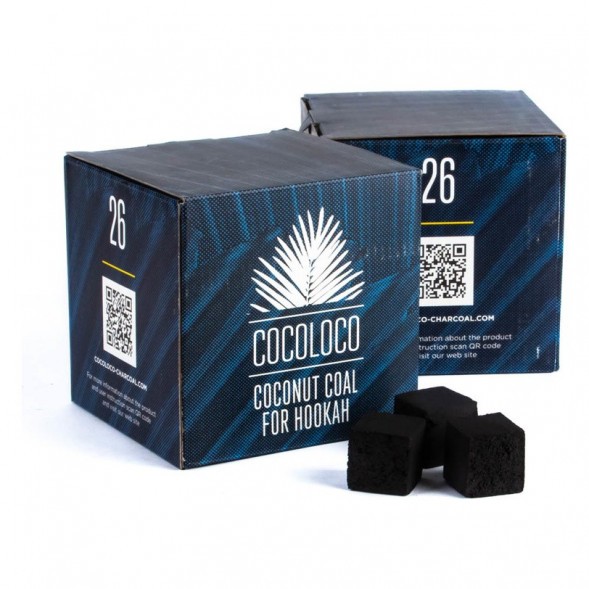 Уголь CocoLoco (26 мм, 64 кубика) купить в Тюмени