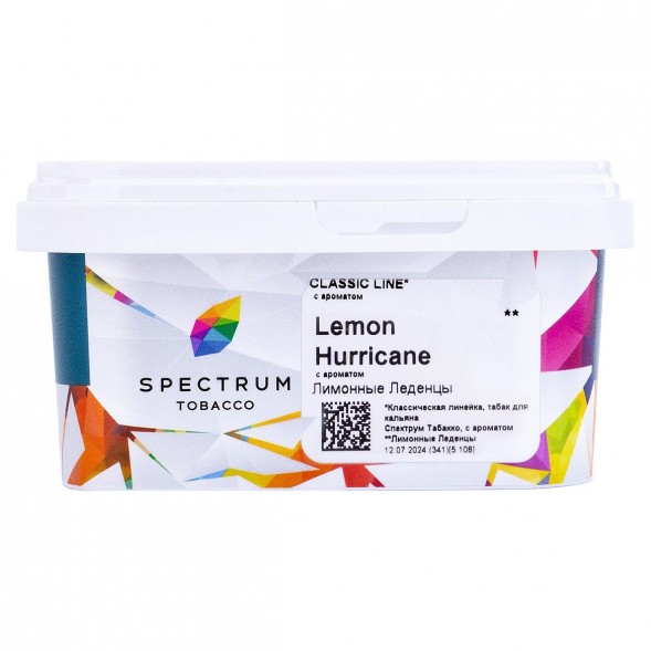 Табак Spectrum - Lemon Hurricane (Лимонные Леденцы, 200 грамм) купить в Тюмени