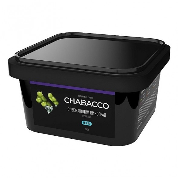 Смесь Chabacco MEDIUM - Ice Grape (Освежающий Виноград, 200 грамм) купить в Тюмени