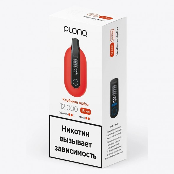 PLONQ ULTRA - Клубника Арбуз (12000 затяжек) купить в Тюмени