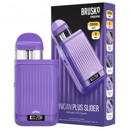 Электронная сигарета Brusko - Minican Plus Slider (Фиолетовый)