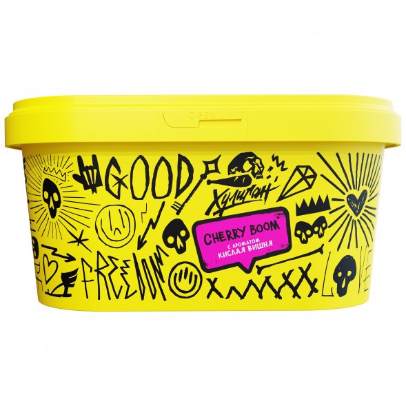 Табак Хулиган - Cherry Boom (Кислая Вишня, 200 грамм) купить в Тюмени