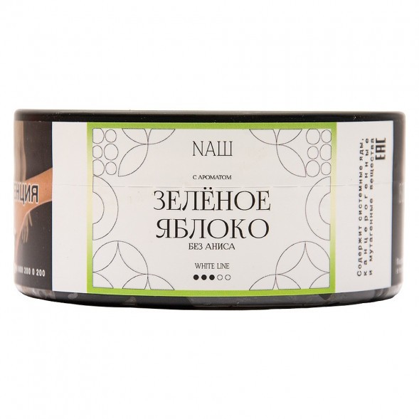 Табак NАШ WHITE - Зелёное Яблоко (100 грамм) купить в Тюмени