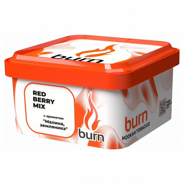 Табак Burn - Redberry Mix (Малина и Земляника, 200 грамм) купить в Тюмени