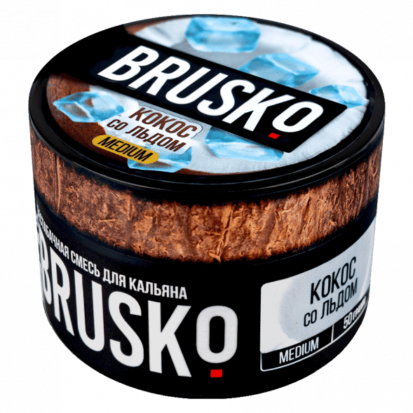 Смесь Brusko Medium - Кокос со Льдом (50 грамм) купить в Тюмени