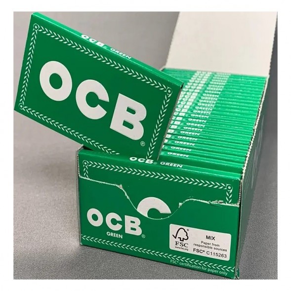 Бумага для самокруток OCB - №8 Double Green (100 штук) купить в Тюмени