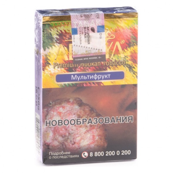 Табак Adalya - Mixfruits (Мультифрукт, 50 грамм, Акциз) купить в Тюмени