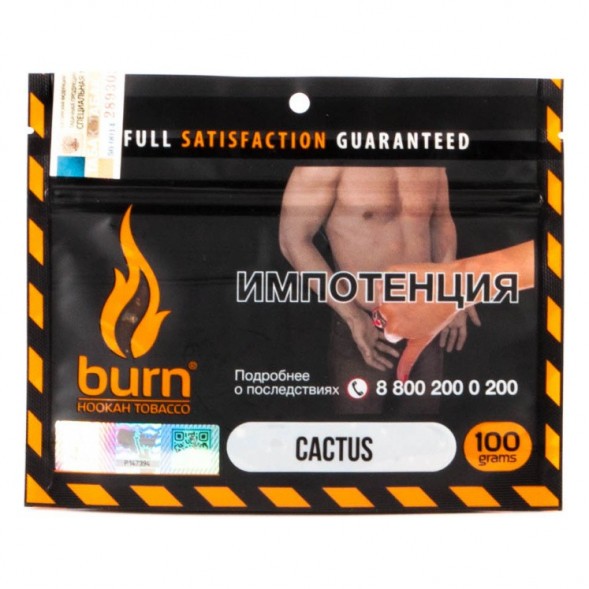 Табак Burn - Cactus (Кактус, 100 грамм) купить в Тюмени