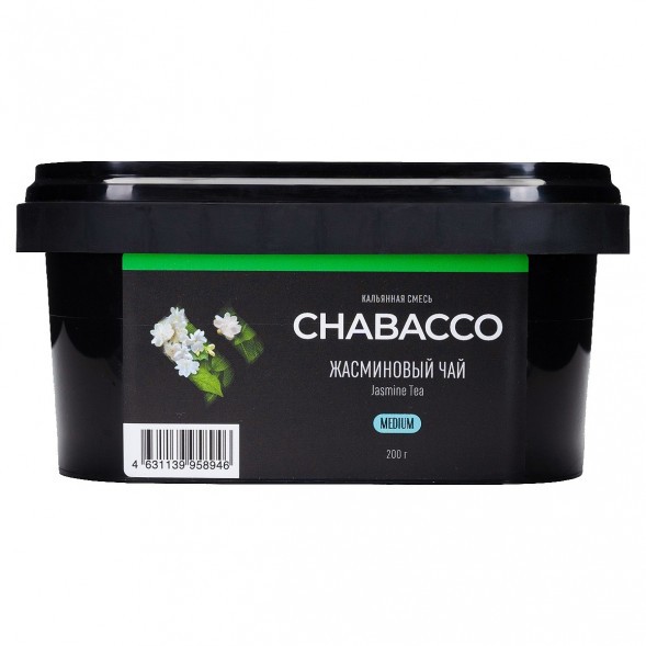 Смесь Chabacco MEDIUM - Jasmine Tea (Жасминовый Чай, 200 грамм) купить в Тюмени