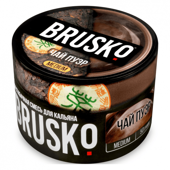 Смесь Brusko Medium - Чай Пуэр (50 грамм) купить в Тюмени