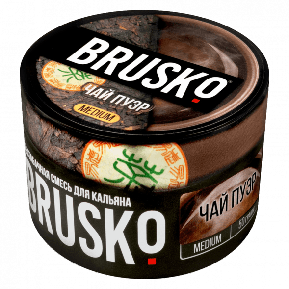 Смесь Brusko Medium - Чай Пуэр (50 грамм) купить в Тюмени