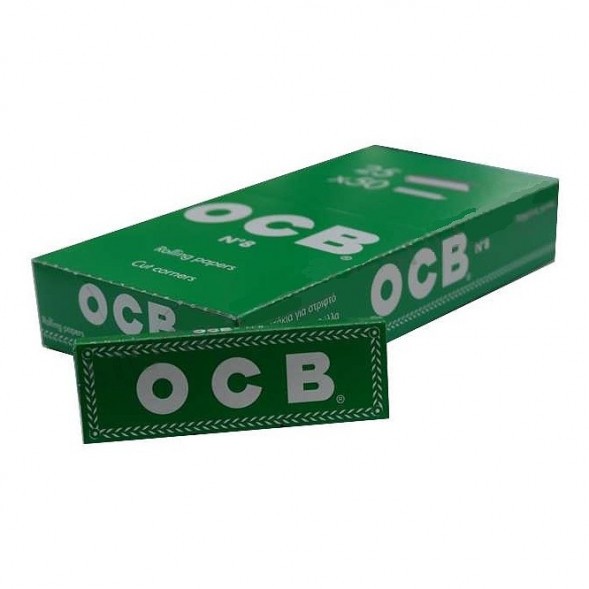 Бумага для самокруток OCB - №8 Green (50штук/25) купить в Тюмени