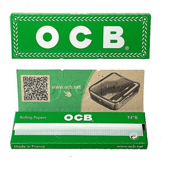 Бумага для самокруток OCB - №8 Green (50штук/25) купить в Тюмени