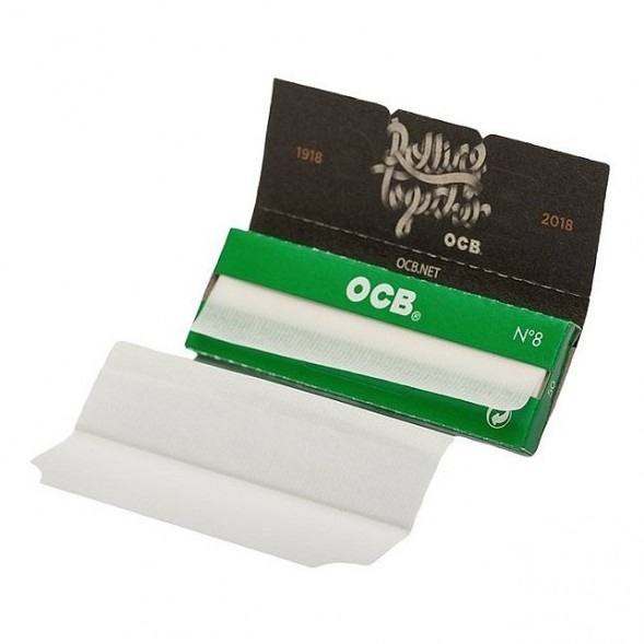 Бумага для самокруток OCB - №8 Green (50штук/25) купить в Тюмени