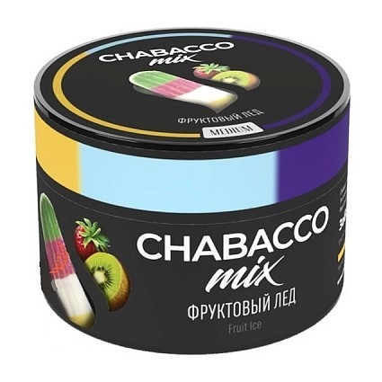 Смесь Chabacco MIX MEDIUM - Fruit Ice (Фруктовый Лёд, 40 грамм) купить в Тюмени