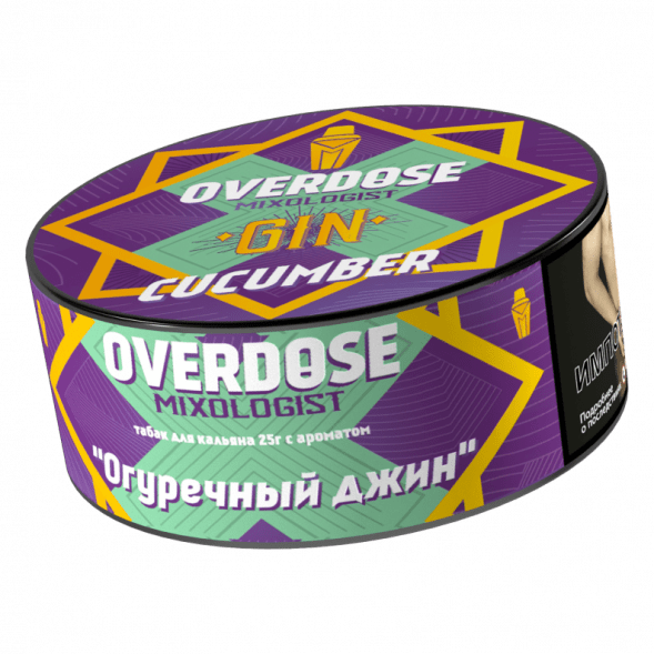 Табак Overdose - Gin Cucumber (Огуречный Джин, 25 грамм) купить в Тюмени
