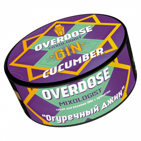 Табак Overdose - Gin Cucumber (Огуречный Джин, 25 грамм) купить в Тюмени
