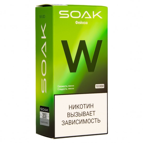 SOAK W - Фейхоа (10000 затяжек) купить в Тюмени