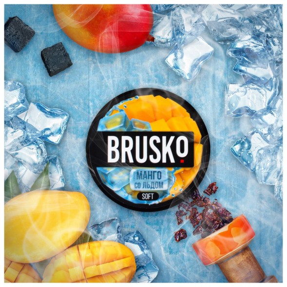 Смесь Brusko Medium - Манго со Льдом (50 грамм) купить в Тюмени