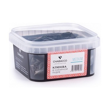 Смесь Chabacco MEDIUM - Cranberries in Sugar (Клюква в Сахарной Пудре, 200 грамм) купить в Тюмени