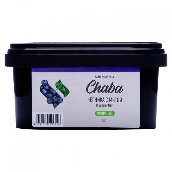Смесь Chaba - Blueberry Mint (Черника с Мятой, 200 грамм, Без никотина) купить в Тюмени