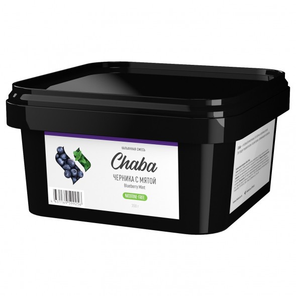 Смесь Chaba - Blueberry Mint (Черника с Мятой, 200 грамм, Без никотина) купить в Тюмени
