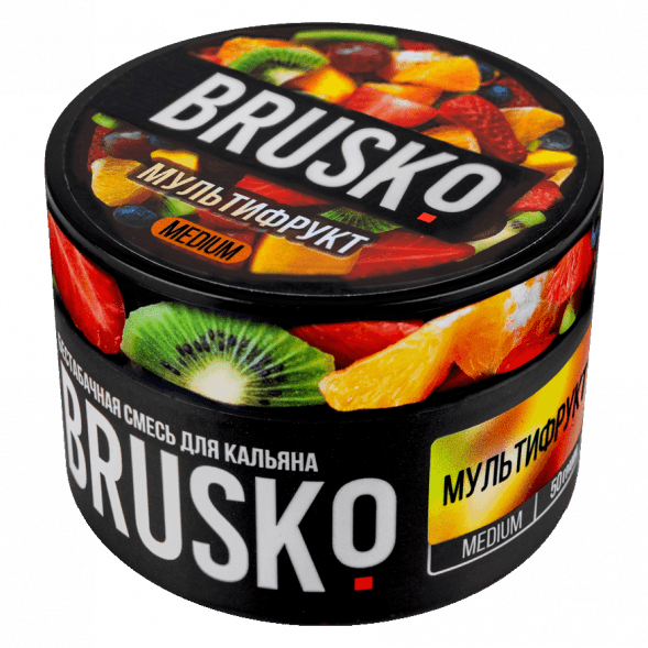 Смесь Brusko Medium - Мультифрукт (50 грамм) купить в Тюмени