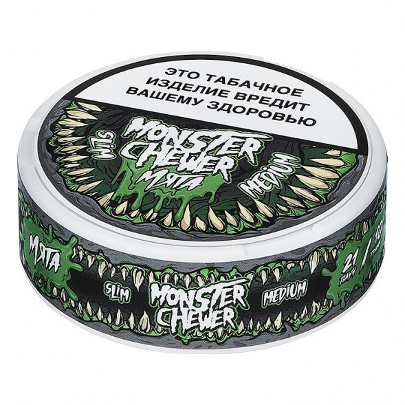 Табак жевательный Monster Chewer - Medium Мята (10 грамм) купить в Тюмени