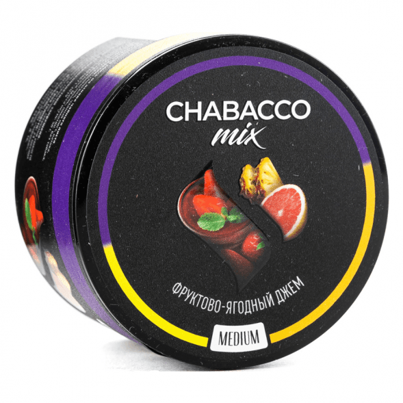Смесь Chabacco MIX MEDIUM - Pink Jam (Фруктово-Ягодный Джем, 40 грамм) купить в Тюмени