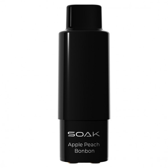 Картридж SOAK Q - Яблоко Персик (Apple Peach Bonbon, 3000 затяжек) купить в Тюмени
