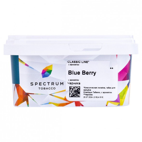 Табак Spectrum - Blue Berry (Черника, 200 грамм) купить в Тюмени