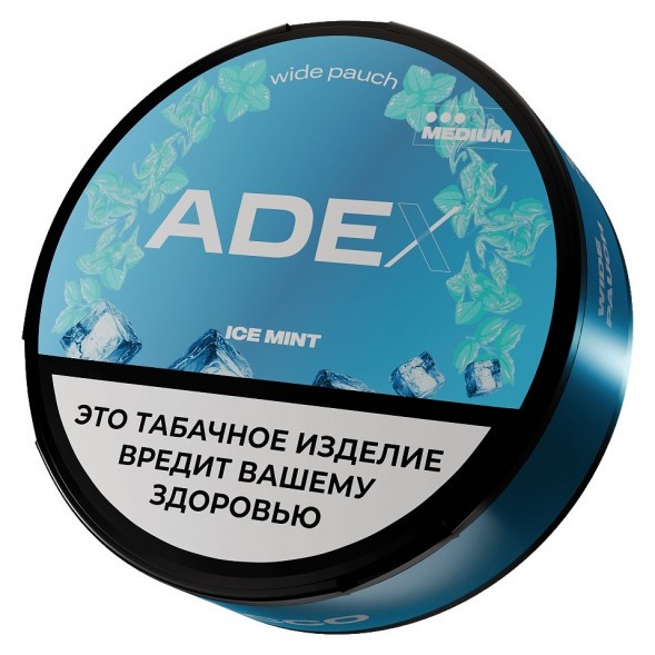Табак жевательный ADEX MEDIUM WIDE - Ice Mint (Ледяная Мята) купить в Тюмени