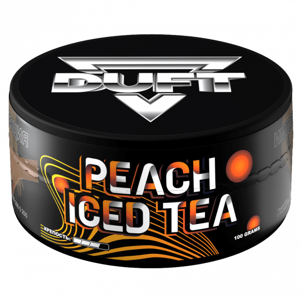 Табак Duft - Peach Iced Tea (Ледяной Персиковый Чай, 80 грамм) купить в Тюмени