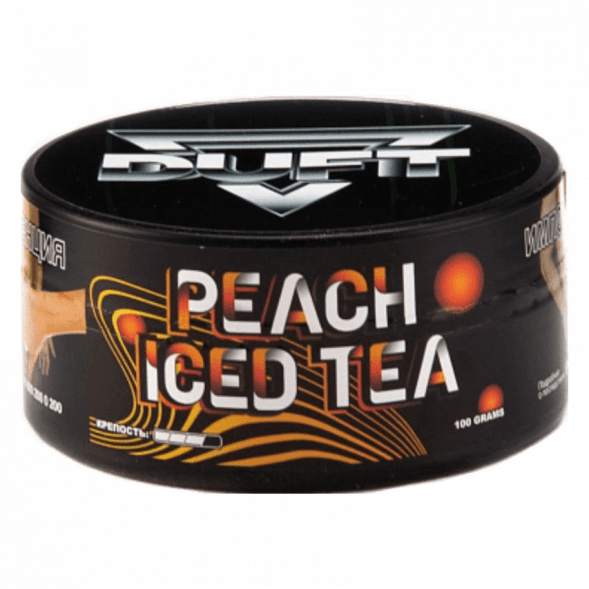 Табак Duft - Peach Iced Tea (Ледяной Персиковый Чай, 80 грамм) купить в Тюмени