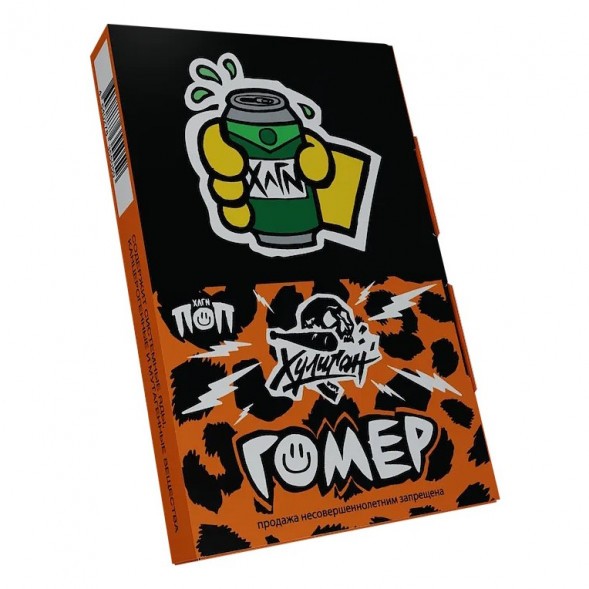 Табак Хулиган - Гомер (Газировка Виноград Алоэ, 25 грамм) купить в Тюмени
