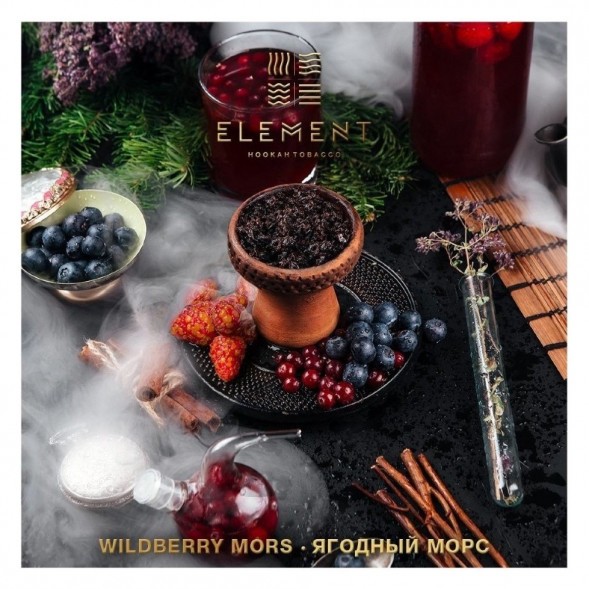Табак Element Земля - Wildberry Mors (Ягодный морс, 200 грамм) купить в Тюмени